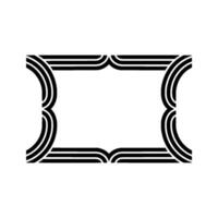 Geometric Frame, Minimalist ,Modern Abstract - Minimalism vector