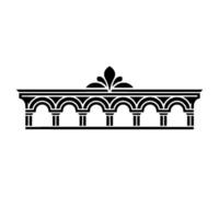 Elegant Archway Ornament, Vintage Element, Arch vector