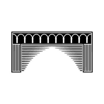 Geometric Portal, Minimalist Architecture, Abstract Passage vector