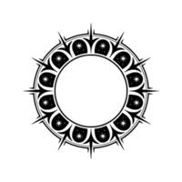 Celestial Starburst Geometric Emblem of Cosmic Energy vector