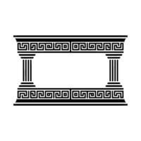 Classical Frame, Geometric Ornamentation, Minimalist vector