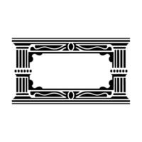 Art Deco Frame, Geometric Ornamentation, Vintage - Artdeco vector