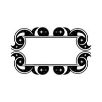Ornate Starburst Frame, Vintage Element, Ornament vector