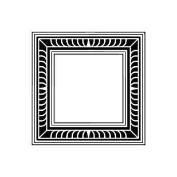 Geometric Frame, Minimalist Composition, Subtle Texture vector