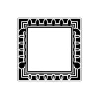 Art Deco Frame, Geometric , Vintage Style, Minimalist Layout vector