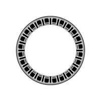 Geometric Circle Frame, Minimalist , Modern Pattern, Minimalism vector