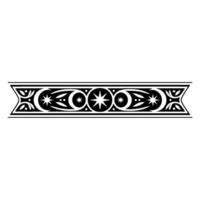 Ornate Starburst Border, Vintage Decorative Element vector