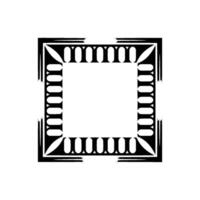 Geometric Frame, Minimalist , Abstract Pattern, Modern Composition vector
