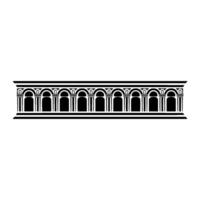 Classical Arch Border, Minimalist, Architecture vector