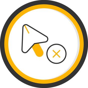 cerca solicitud ventana línea dos color circulo vector