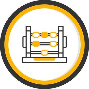 verde binario código corriente línea dos color circulo vector