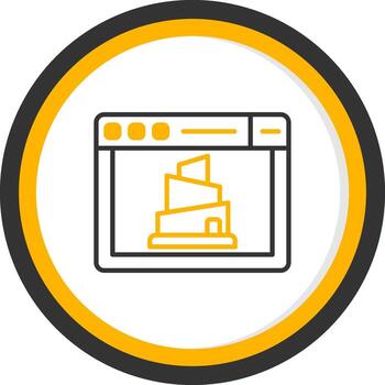 Babel Transpiler Tool Line Two Color Circle vector