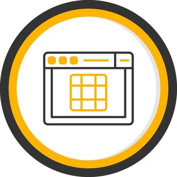 css cuadrícula diseño sistema línea dos color circulo vector