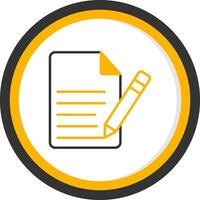 Web Manifest Config File Line Two Color Circle vector