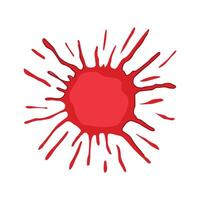 blood detection stain cartoon element vector