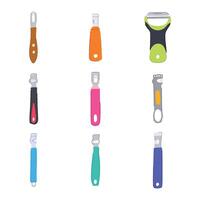 zester citrus set cartoon illustration vector