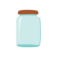 coffee grounds jar cartoon element vector
