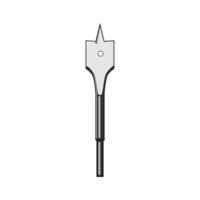 drill hole bit cartoon item vector