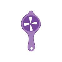 egg easy separator tool cartoon illustration vector