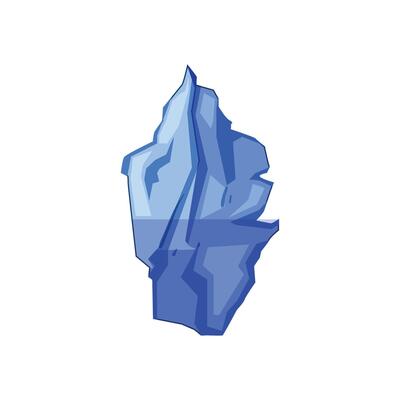 iceberg glacier cartoon illustration