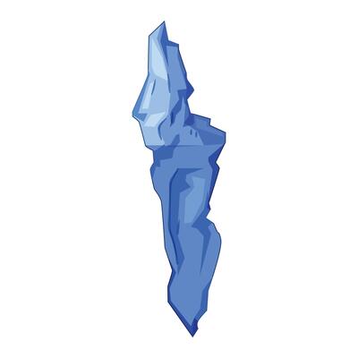 iceberg arctic cartoon illustration