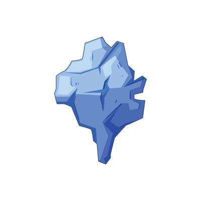 iceberg water cartoon illustration