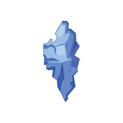 iceberg ocean cartoon illustration