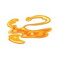 lava molten puddle cartoon element vector