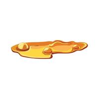 lava caldera puddle cartoon element vector