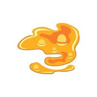 lava caldera puddle cartoon item vector