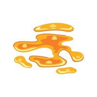 lava fissure puddle cartoon item vector