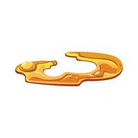lava fissure puddle cartoon element vector