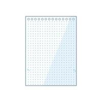 notebook college line page cartoon illustration vector