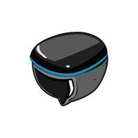 oxygen portable fingertip monitor cartoon illustration vector