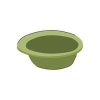 sauce glass dipping bowl cartoon illustration vector
