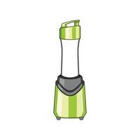 smoothie capacity blender cartoon element vector