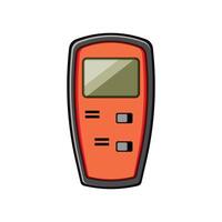 watt consumption meter cartoon illustration vector