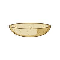 wood display platform cartoon illustration vector
