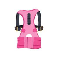 back support posture corrector cartoon element vector