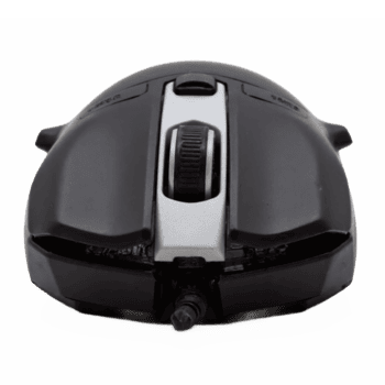 nero computer topo con scorrere ruota e cablata connessione trasparente sfondo ritaglio sentiero png