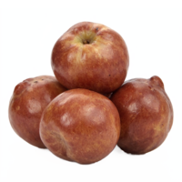 Fresh Whole Juicy Ripe Red Apples Group Isolated on Transparent Background with Clipping Path png