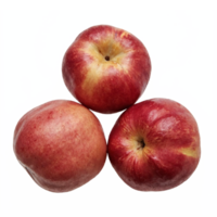 Fresh Red Apples Group Isolated on Transparent Background Clipping Path for Healthy Fruit Design png