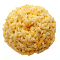 Closeup Rice Ball with Vegetables Isolated on Transparent Background Clipping Path png