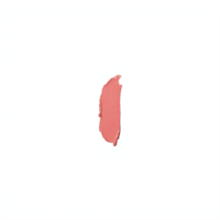 Single Smudge of Matte Pink Lipstick with Transparent Background Clipping Path for Makeup Design png