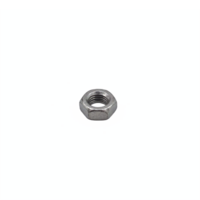 Metal Hexagon Nut with Internal Threading Isolated on Transparent Background Clipping Path png