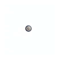 Silver Metal Bolt Fastener with Shadow on Light Blue Background Transparent Clipping Path png