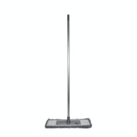 Flat Floor Mop with Long Handle for Cleaning Hard Surfaces Transparent Background Clipping Path png