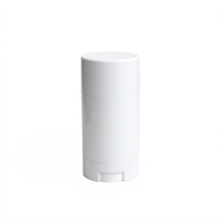 White Plastic Deodorant Stick Container with Transparent Background Clipping Path png