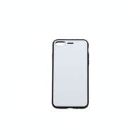 White Smartphone Case with Black Edges Isolated on Transparent Background Clipping Path png