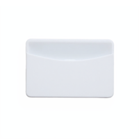Blank White Business Card with Rounded Corners on Transparent Background with Clipping Path png
